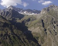 Valgaudémar en gletsjer van Gioberney
