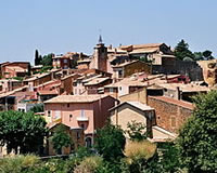 Het dorp Roussillon