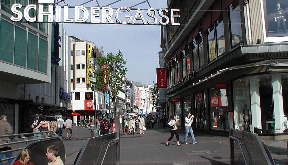winkelstraten in Keulen: schildergasse